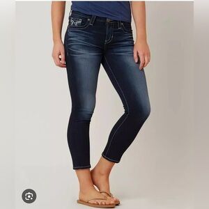 Vintage Y2K Big Star Maddie Ankle Cropped Blue Jeans Size 28